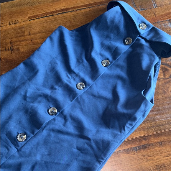 Sail to Sable Navy Button Dress - Picture 8 of 9